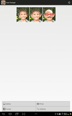 Screenshot of the application Face Changer - #10