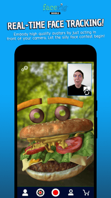 Screenshot of the application FaceRig - #1