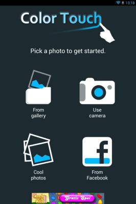Screenshot of the application Color Touch Effects - #5
