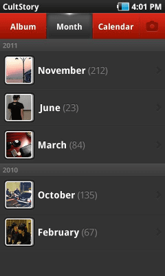 Screenshot of the application Photo Calendar - #2