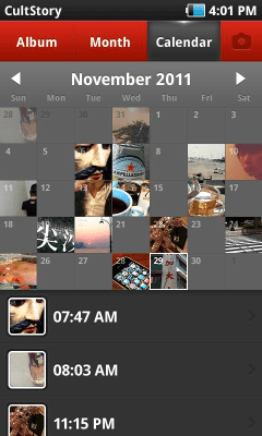 Screenshot of the application Photo Calendar - #4