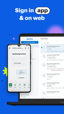 Screenshot of the application SignNow (formerly CudaSign) - #3