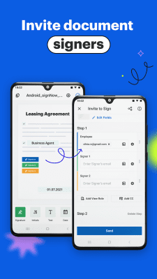 Screenshot of the application SignNow (formerly CudaSign) - #4