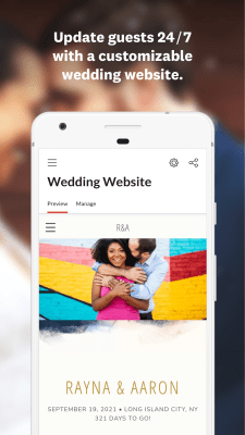 Screenshot of the application Wedding Planner - #4