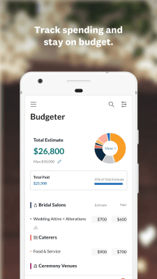 Screenshot of the application Wedding Planner - #8