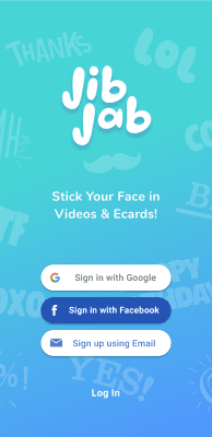 Screenshot of the application JibJab - #1