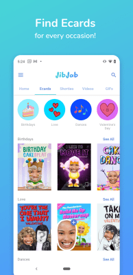 Screenshot of the application JibJab - #3