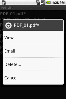 Screenshot of the application Scan2PDF Mobile Lite - #2