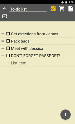 Screenshot of the application Inkpad - #3