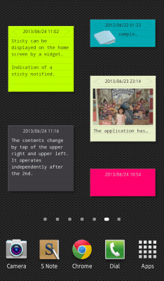 Screenshot of the application Sticky 2 - #6
