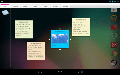 Screenshot of the application Sticky 2 - #7