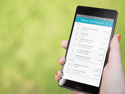 Screenshot of the application Nimbus Voice Recorder for Wear - #3