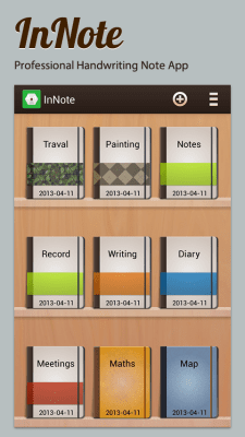 Screenshot of the application InNote - #1