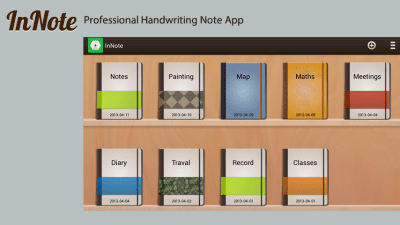 Screenshot of the application InNote - #5