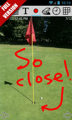 Screenshot of the application apMemo Lite - Quick Notes - #7