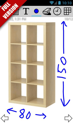 Screenshot of the application apMemo Lite - Quick Notes - #8