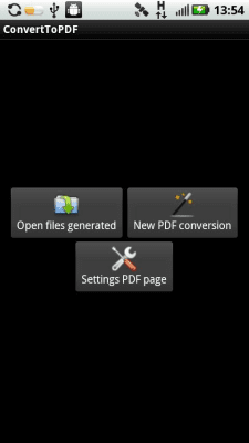 Screenshot of the application Convert To PDF Lite Version - #5