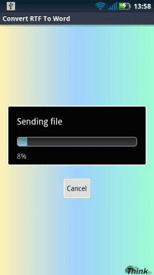 Screenshot of the application RTF to Word (. DOC) - #3