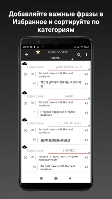 Screenshot of the application Speak & Translate Translator - #3