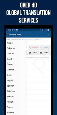 Screenshot of the application Translate free - #2