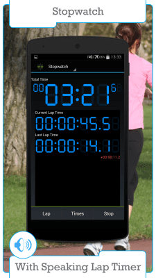 Screenshot of the application Digital timer and stopwatch - #1