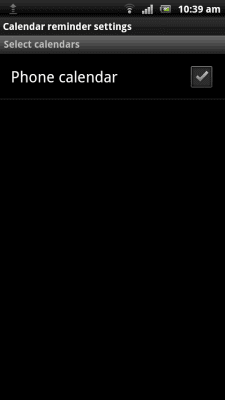 Screenshot of the application Calendar reminder - Smart - #4