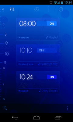 Screenshot of the application Timely - Alarm clock - #2
