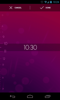 Screenshot of the application Timely - Alarm clock - #4