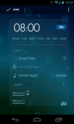 Screenshot of the application Timely - Alarm clock - #5