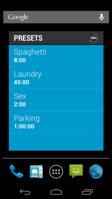 Screenshot of the application Beautiful Timer - #5