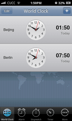 Screenshot of the application Espier Clock - #3