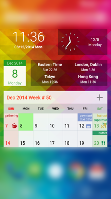 Screenshot of the application Calendar N - #2