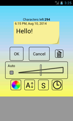 Screenshot of the application TimeSticker - #4