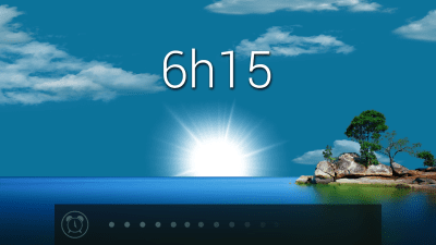 Screenshot of the application Glimmer (luminous alarm clock) - #8