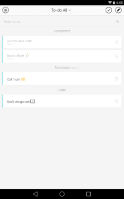 Screenshot of the application SolCalendar - Calendar / To do - #12