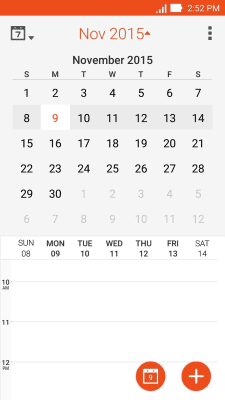 Screenshot of the application ASUS Calendar - #7