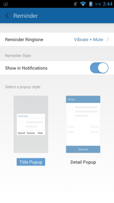 Screenshot of the application Doit.im for Android - #5