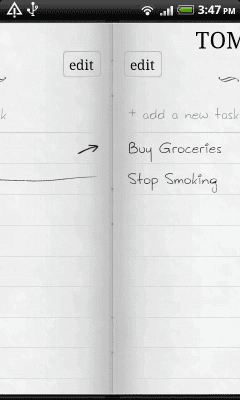 Screenshot of the application Do it (Tomorrow) - #4