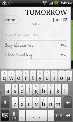 Screenshot of the application Do it (Tomorrow) - #5