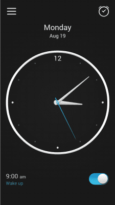 Screenshot of the application MacroPinch Alarm Clock - #1