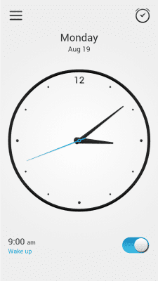 Screenshot of the application MacroPinch Alarm Clock - #3