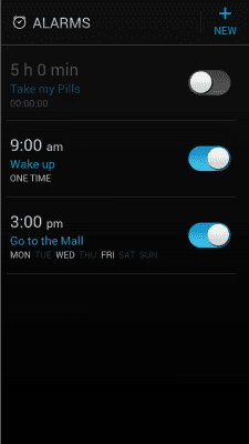Screenshot of the application MacroPinch Alarm Clock - #5