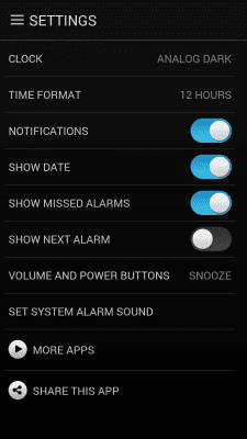 Screenshot of the application MacroPinch Alarm Clock - #7