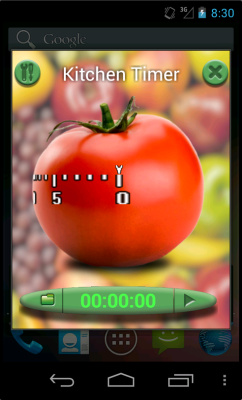 Screenshot of the application Kitchen timer - #1