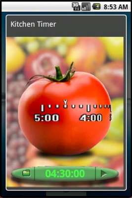 Screenshot of the application Kitchen timer - #6