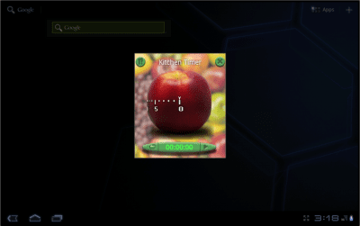 Screenshot of the application Kitchen timer - #9