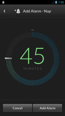 Screenshot of the application doubleTwist Alarm Clock Trial - #8