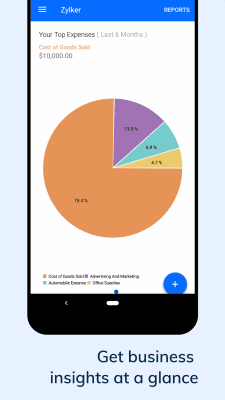 Screenshot of the application Accounting App - Zoho Books - #4