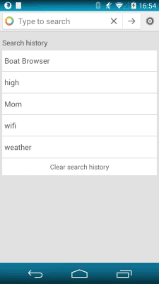 Screenshot of the application Search Now - #3