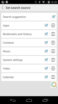 Screenshot of the application Search Now - #7